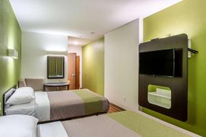 Deluxe Queen Room with Two Queen Beds and Fridge - Non-Smoking room in Motel 6-Mankato MN