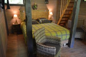 Chalets LES GITES INSOLITES DE LA CASCADE : photos des chambres