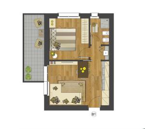 One-Bedroom House