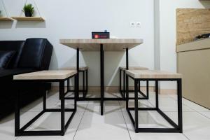 2BR with Sofa Bed The Springlake Summarecon Bekasi Apartment By Travelio