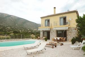 Mary's Villa with an amazing sea & sunset view, swimming pool Argolida Greece