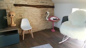 Maisons de vacances Chez Twiggy - Guesthouse vintage a Prenois : photos des chambres