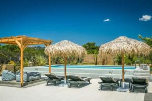 Agia Pelagia Villa Sleeps 6 Pool Air Con WiFi Kefalloniá Greece