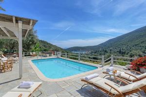 Syvota Villa Sleeps 8 Pool Air Con WiFi Lefkada Greece