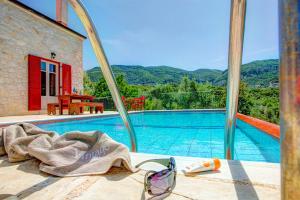 Perachori Villa Sleeps 4 Pool Air Con WiFi Ithaka Greece