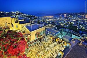 Traditional Medieval Stone house in "Ano Syros" Syros Greece