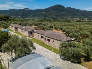 Elaionas Stone Houses Thassos Greece