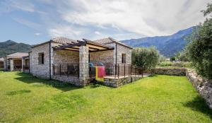 Elaionas Stone Houses Thassos Greece