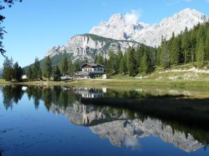 2 hvězdičkový hotel Albergo Chalet Lago Antorno Misurina Itálie