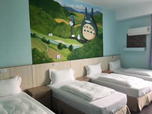 Phòng 4 Người Có Phòng Tắm Chung (Quadruple Room with Shared Bathroom)