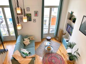 Appartements Homelivia, Appart FRIDA, mezzanine, deco raffinee et balcon : photos des chambres