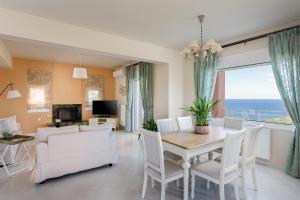 Anemolia Seaview Villa, with private Pool & Garden! Rethymno Greece