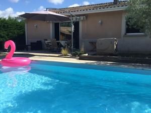 Maisons de vacances Maison avec piscine chauffee Bassin d Arcachon : photos des chambres