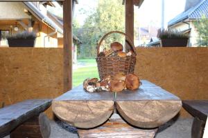 Domki Spokojny Zakątek z balią z jacuzzi