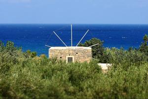 Authentic Cretan Stone Windmill Lasithi Greece