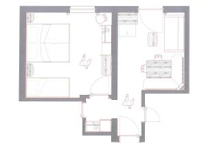 Apartamento con vistas al jardín
