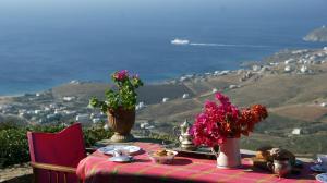 Villa Rallou,breathtaking view Andros Greece