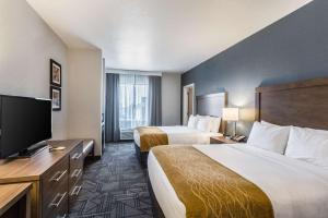 Queen Room with Two Queen Beds - Non-Smoking room in Comfort Inn & Suites Salt Lake City Airport