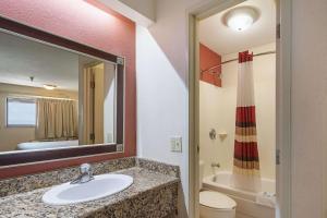 Double Room with Two Double Beds - Non-Smoking room in Rodeway Inn Tampa near Busch Gardens-USF