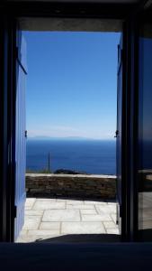 Bioclimatic stone built villa Kea Greece