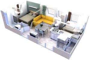 Campings Camping Paradis Le Pearl : photos des chambres