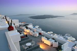 Sunset Hotel Santorini Greece