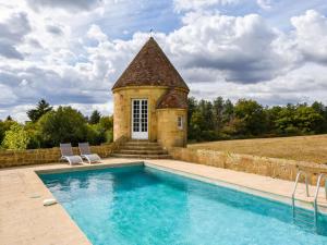 Maisons de vacances Gorgeous manor in the Auvergne with private pool : photos des chambres