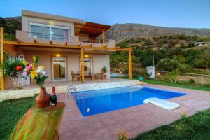 Villa Despina 2 Plakias Private Villa, Private Swimming Pool Garden, Panoramic Sunset