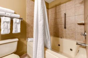 Suite, King Bed with Whirlpool and Sofa Bed room in Quality Inn New Castle