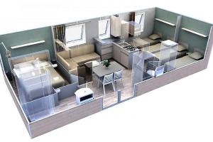 Campings Camping Paradis Le Pearl : Mobile Home Confort avec 3 Chambres