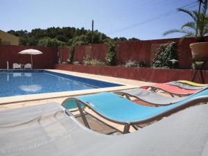 Villas Modern Villa in Roquebrun with Private Pool : photos des chambres