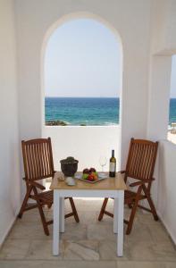white house by the sea Heraklio Greece