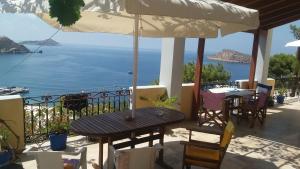 Myrties two bedroom apartment with amazing seaview at Melina's sunset Kalymnos Greece