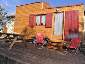 Campings Provence Roulottes : photos des chambres