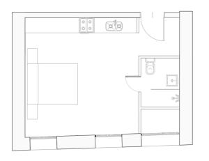 Appartements La Maison des Vendangeurs sur Mer : Studio (2 Adultes)