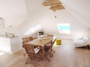 Hvar attic modern design - town center with a great view