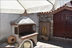 wood and stone in the path of lava Lesvos Greece