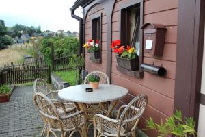 Apartmán Ferienwohnung an der Waldhusche Hinterhermsdorf Německo