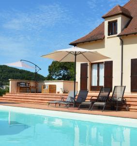 Villas Maison de Vacances - Domaine de la Couvee : Villa avec Piscine Privée