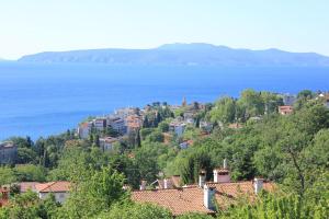 One-Bedroom Apartment with Balcony and Sea View room in Apartments with a parking space Lovran Opatija - 7673