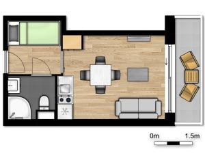 Appartements Evancy La Marina Boulogne-sur-Mer : photos des chambres