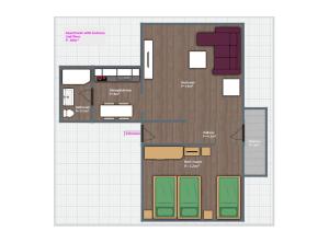 Apartment with Balcony room in Guest House SokoDream