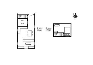 Maisons de vacances Le Moulin Des Ocres : Appartement en Duplex