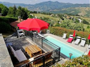 Ville Betulla e Gelsomino - Piscina con Vista Panoramica