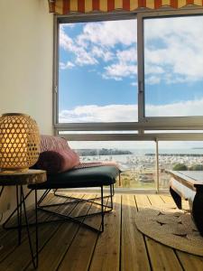 Appartements STUDIO FACE MER PORNICHET – VUE BAIE DE LA BAULE : photos des chambres