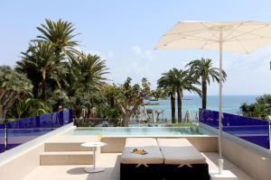 Premium Double Room with Sea View and Private Pool room in Hotel Son Caliu Spa Oasis