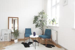 Apartament na modrzejowskiej pełen sztuki i zieleni