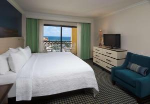 One-Bedroom King Suite with Ocean View room in Residence Inn by Marriott Delray Beach
