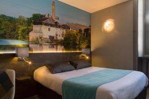 Hotels The Originals City, Hotel Le Boeuf Rouge, Saint-Junien : photos des chambres