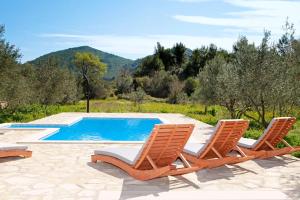 Villa with Private Pool room in Villa Mariela in Korcula heated pool